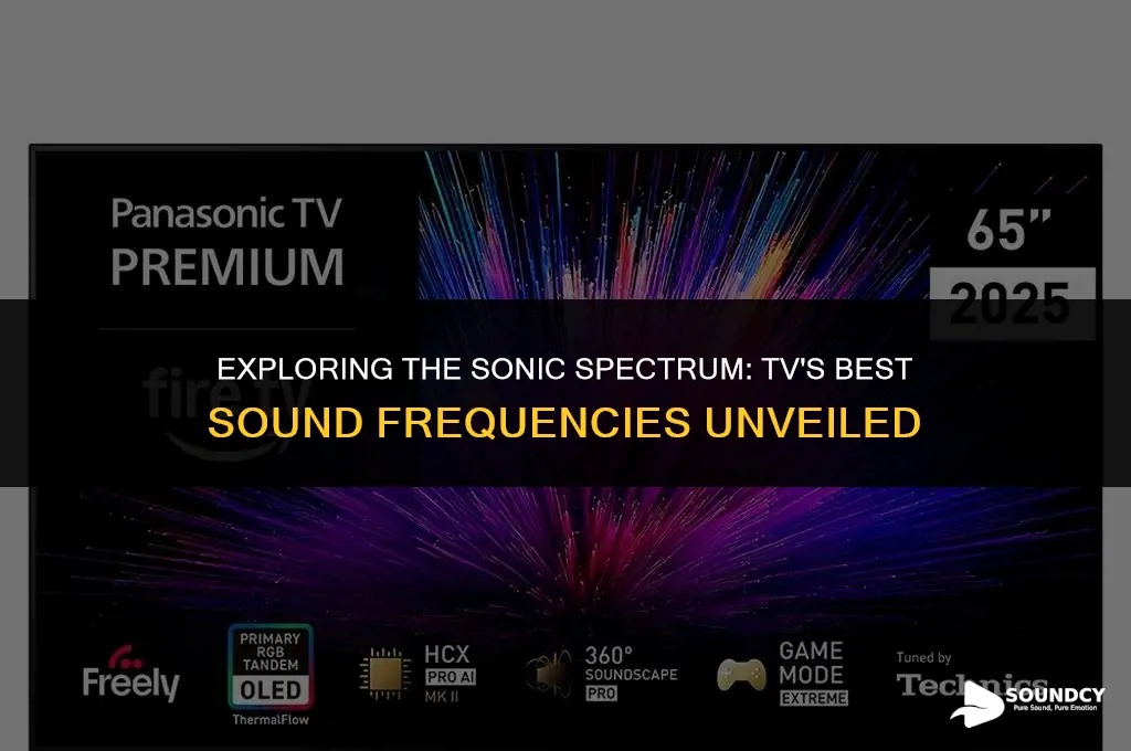 what are the most sound hz available in tv