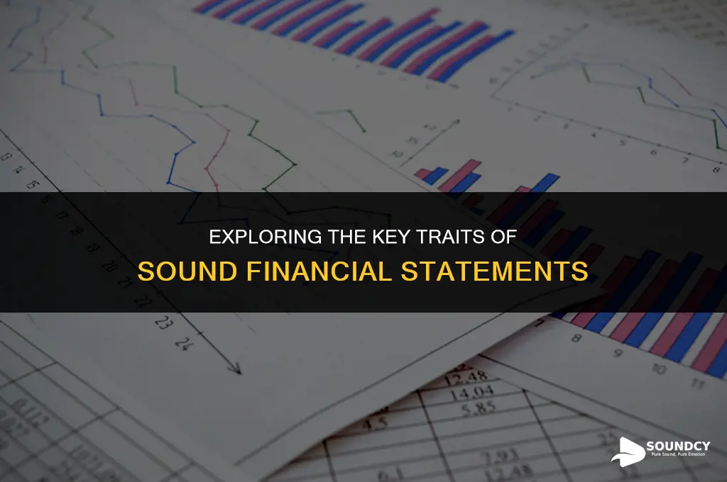 what are the other characteristics of sound financial statements