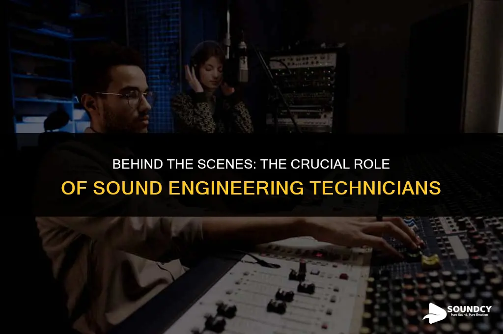 what are the responsibilities of a sound engineering technician