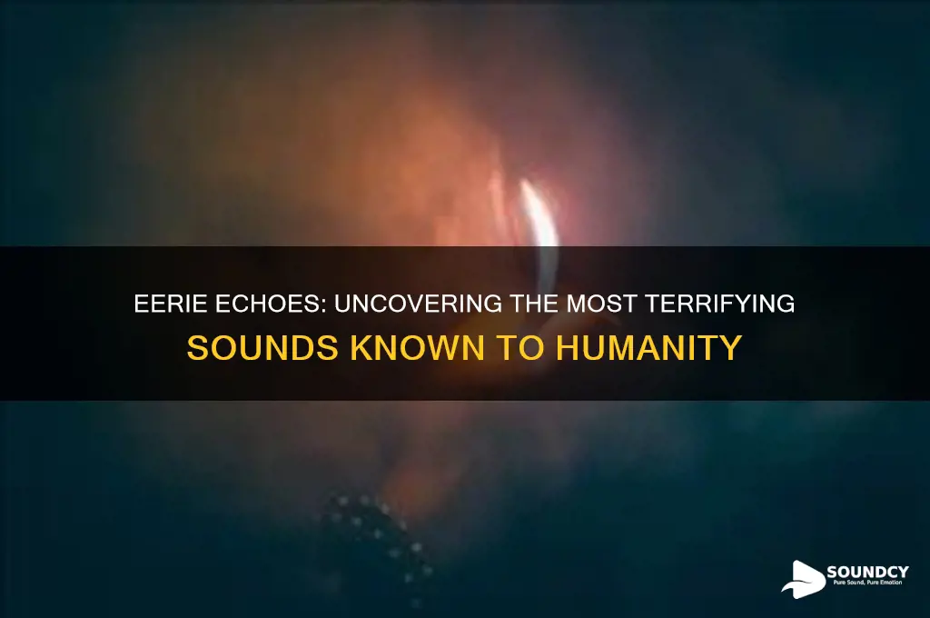 what are the scariest sounds