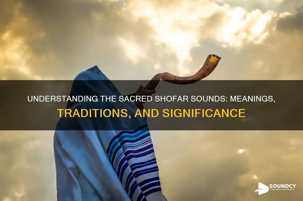 what are the shofar sounds