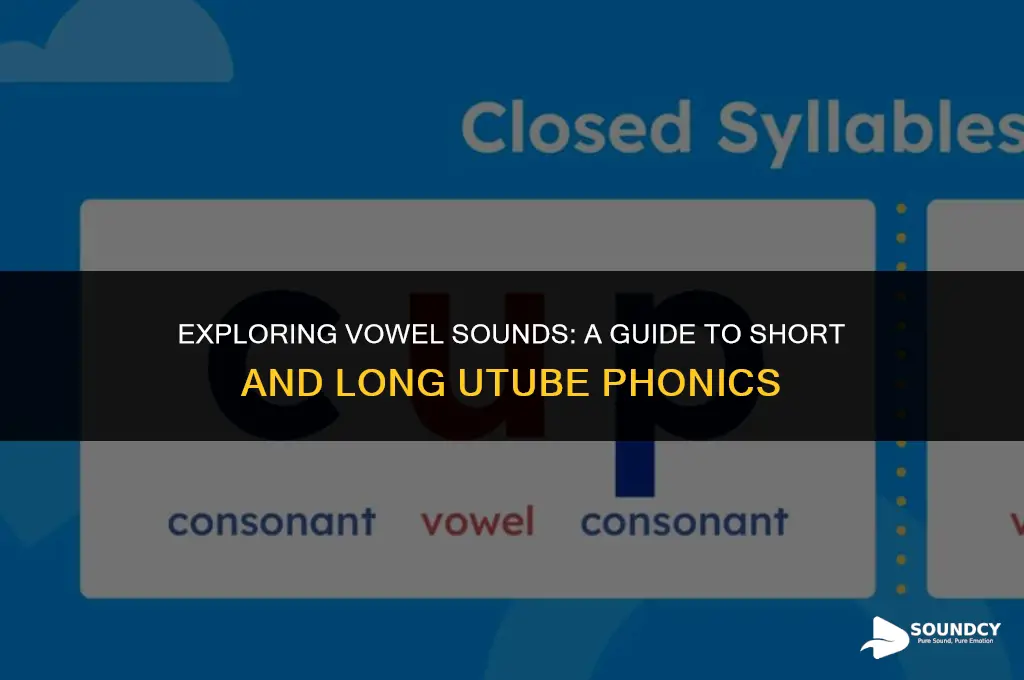 what are the short and long vowel sounds utube