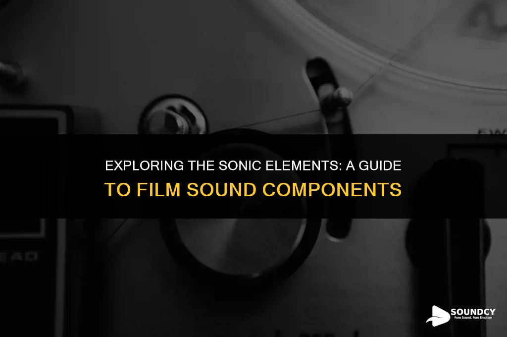 what are the six components of sound in film