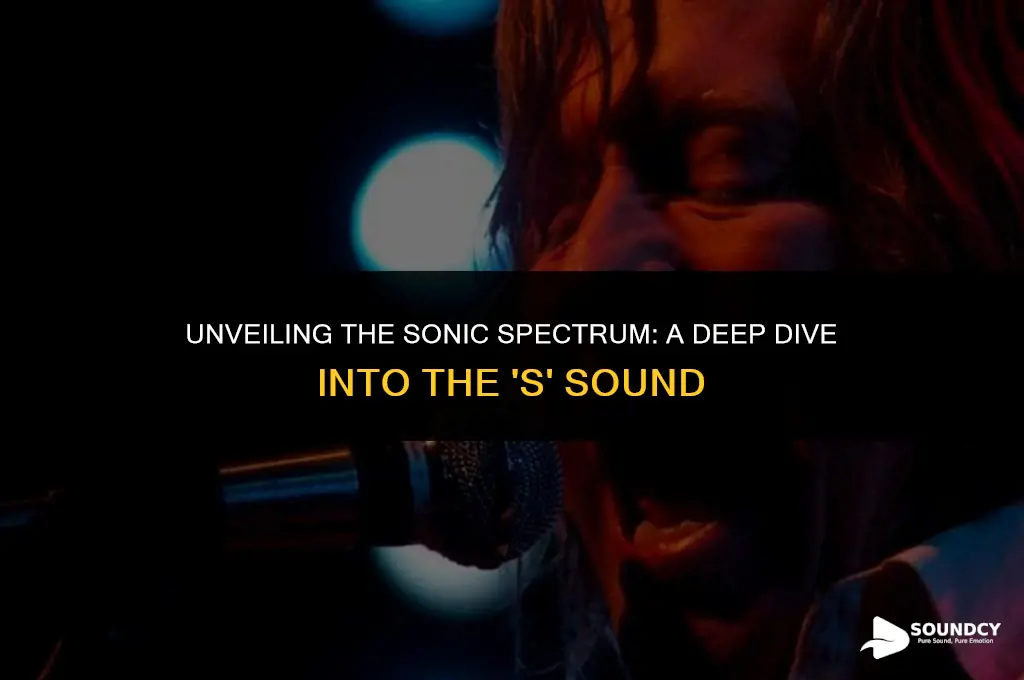what are the spectral characteristics of the s sound