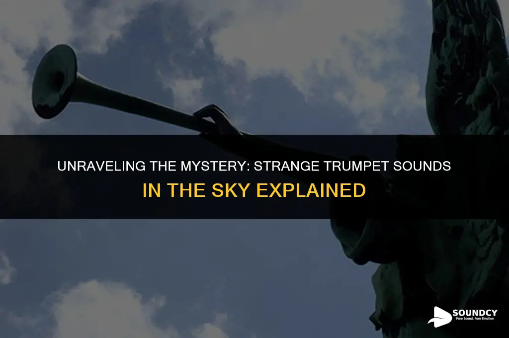 what are the strange trumpet sounds in the sky