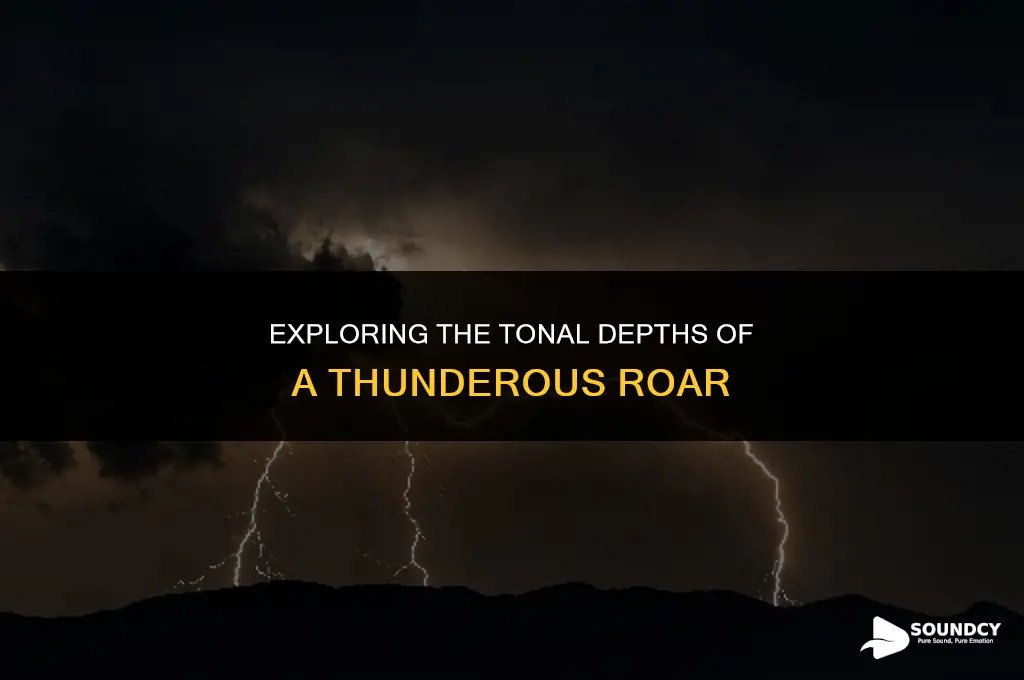 what are the tones in a sound of thunder