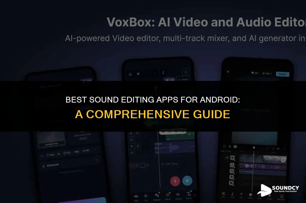 what are the top sound editing apps for android