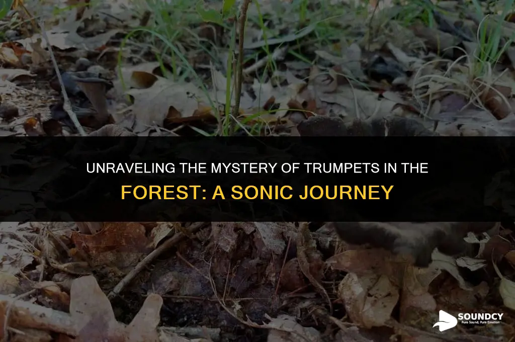 what are the weird trrumpet sounds in the forst