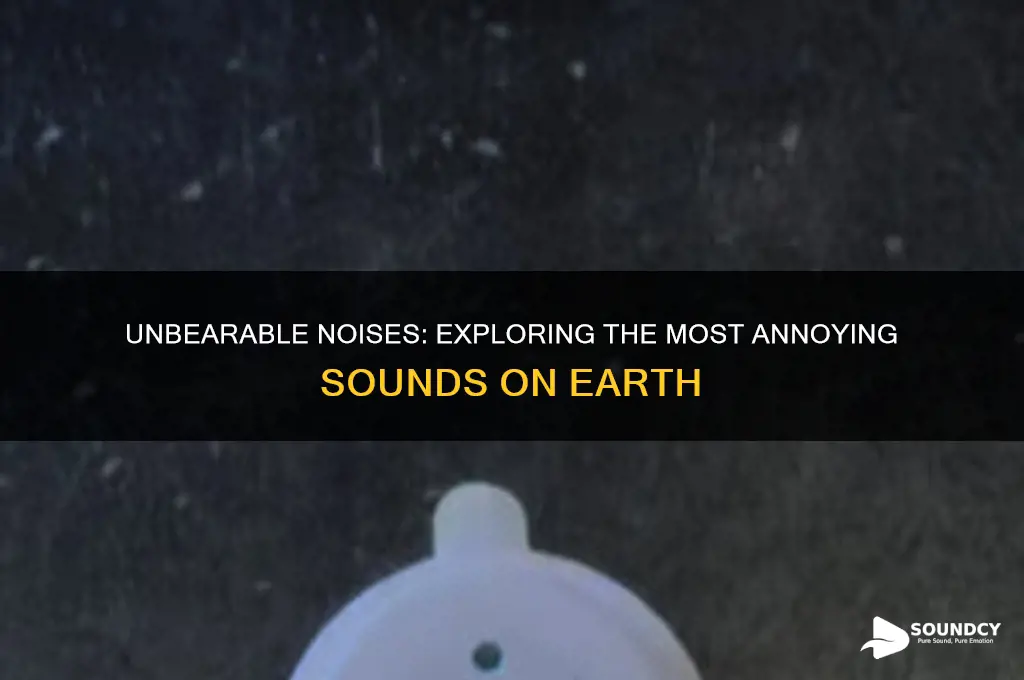 what are the worst sounds