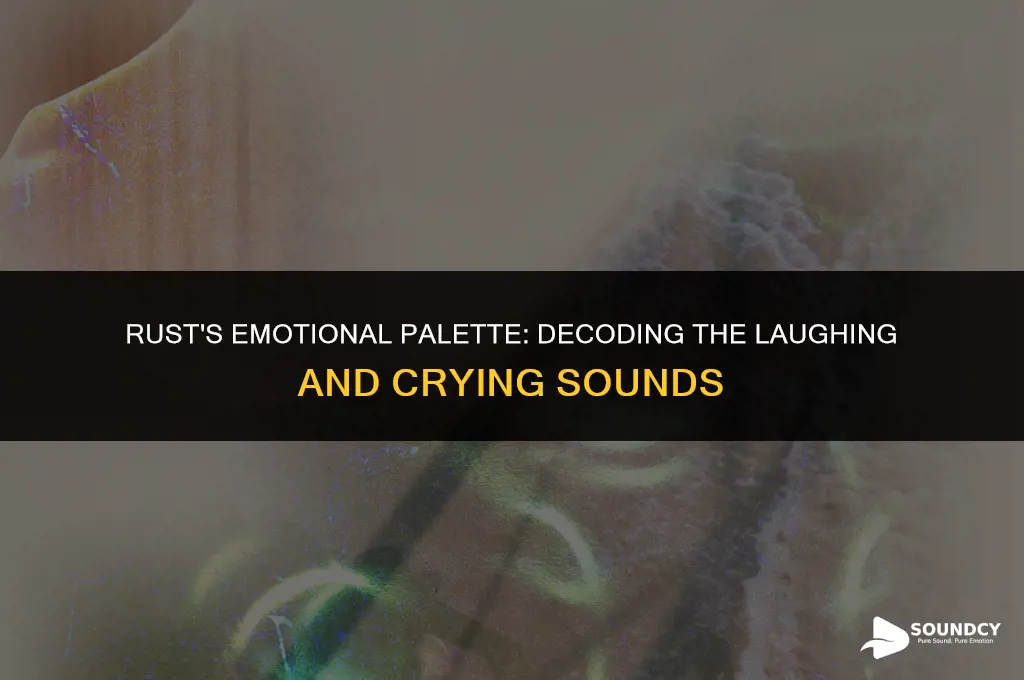 what are those laughing and crying sounds in rust