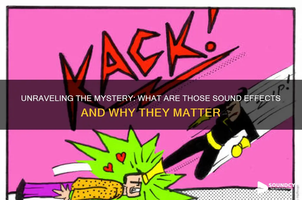 what are those sound effec