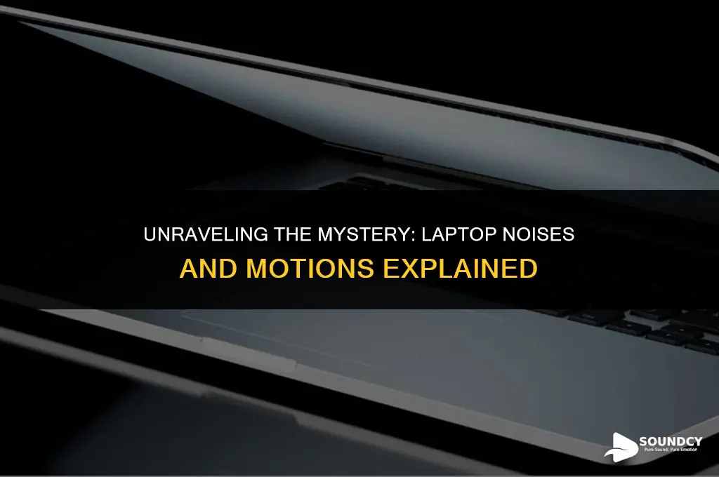 what are those sounds and movements in my laptop