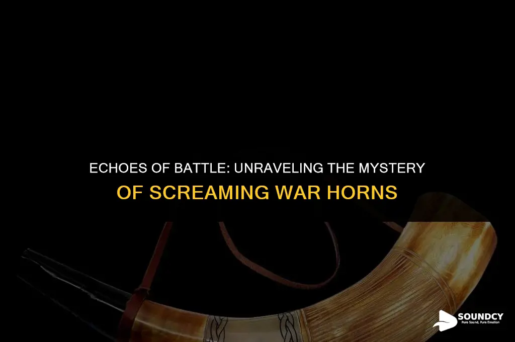 what are those war horns that sound like screaming