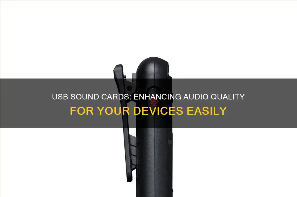 what are usb sound cards