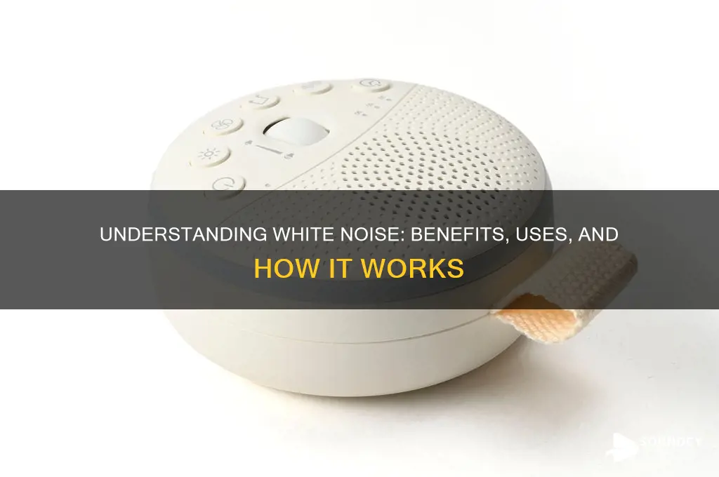 what are white noise sounds