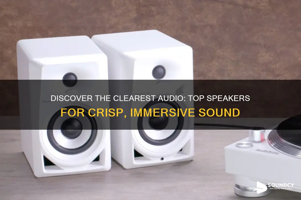 what audio sounds clearest speaker