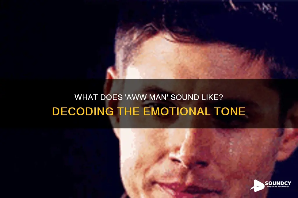 what aww man sounds like