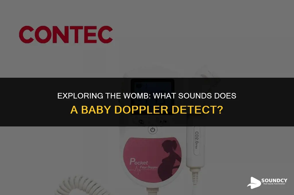 what baby sounds does a baby doppler pick up