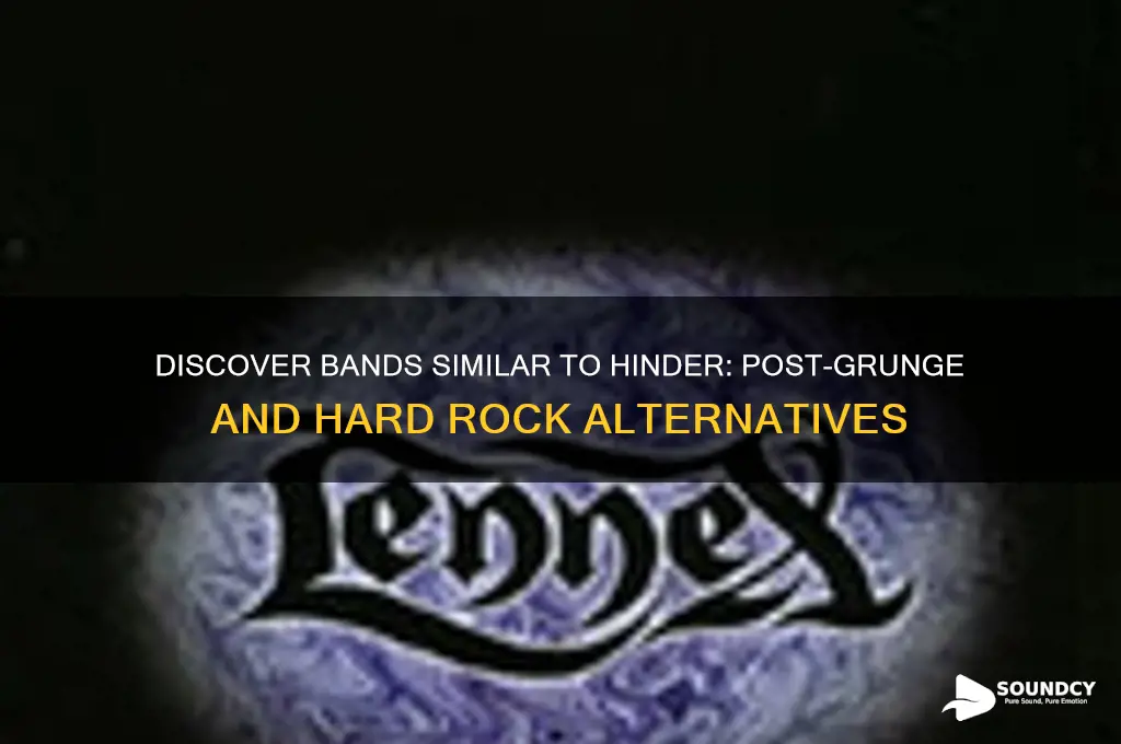 what bands sound like hinder