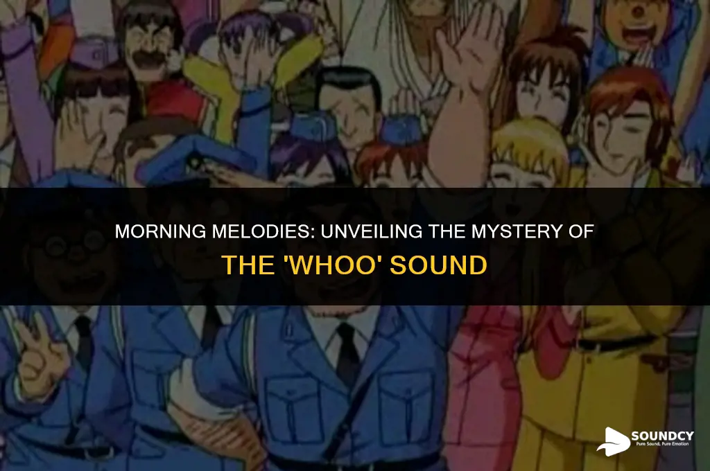 what bird makes a whoo sound in the morning