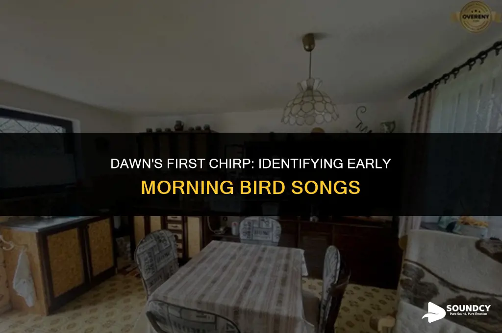 what bird makes this sound early in the morning