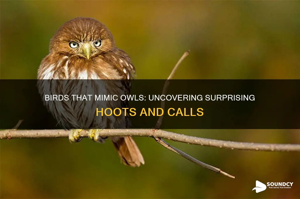 what birds sound like owls