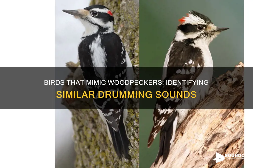 what birds sound like woodpeckers