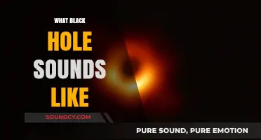 Unveiling the Cosmic Whisper: What a Black Hole Sounds Like