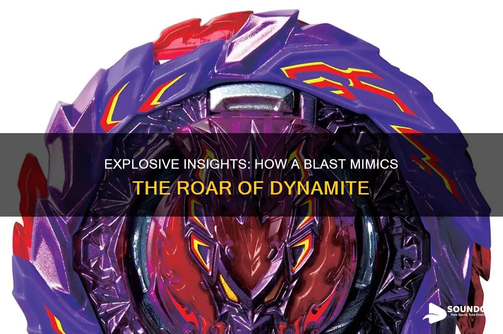 what blast sounds like dynamite