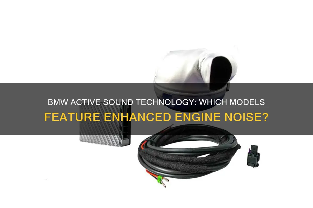 what bmw has active sound