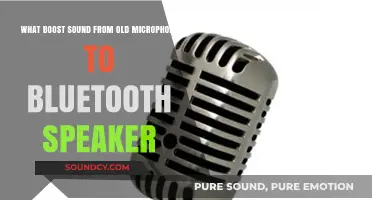 Reviving Retro Audio: Enhancing Old Microphone Sound to Bluetooth Speakers