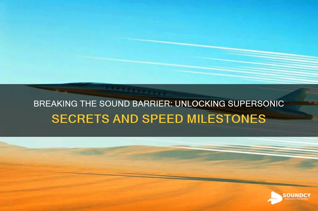 what breaking the sound barrier
