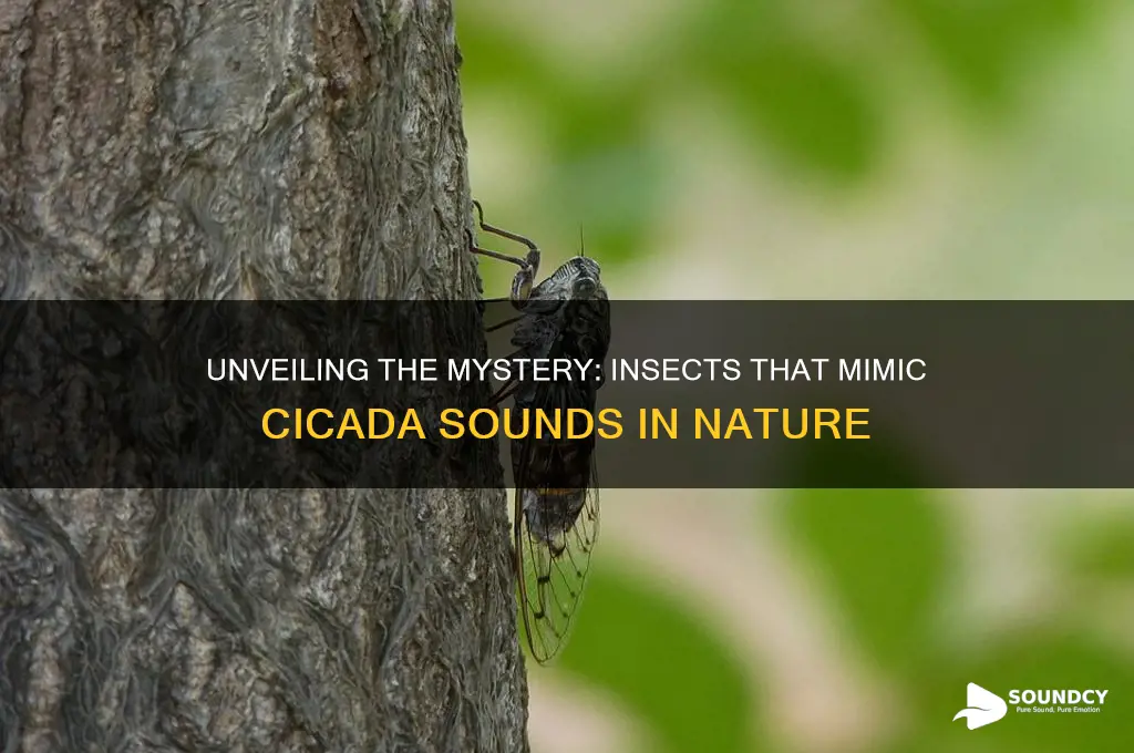 what bug sounds like cicadas