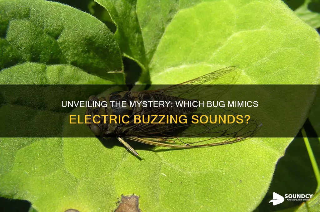 what bug sounds like electricity