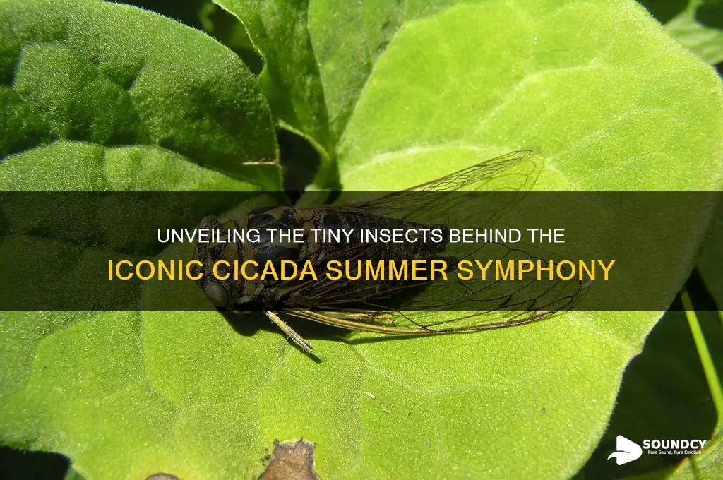 what bugs make cicada sound