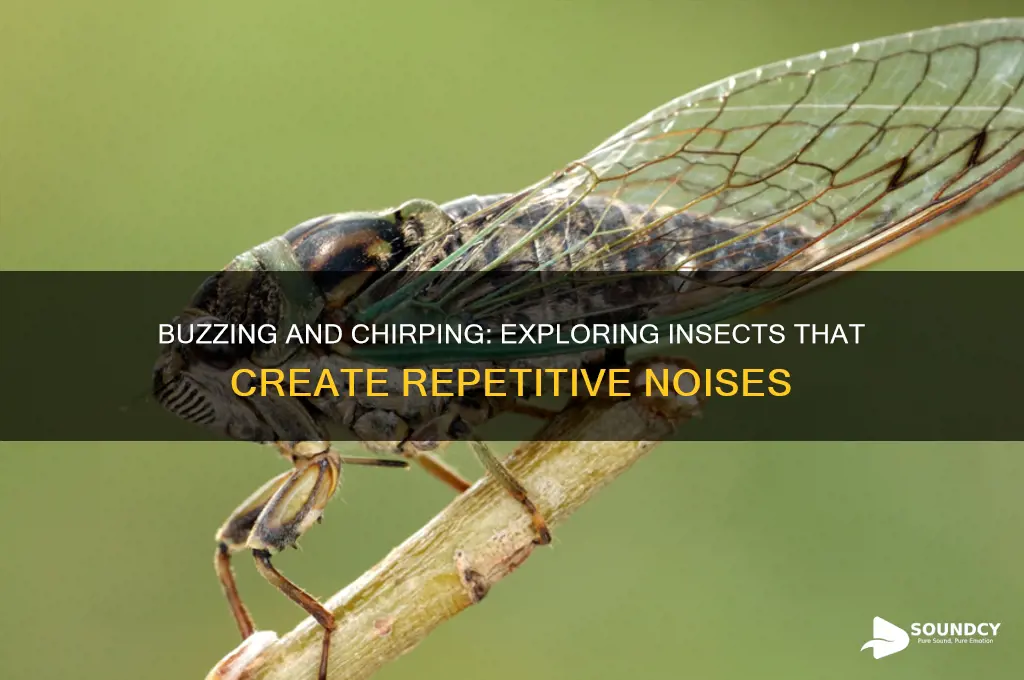 what bugs make repetitive sounds