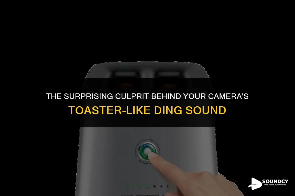 what camera makes a ding sound like a toaster