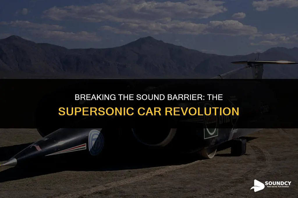 what car went faster than the speed of sound
