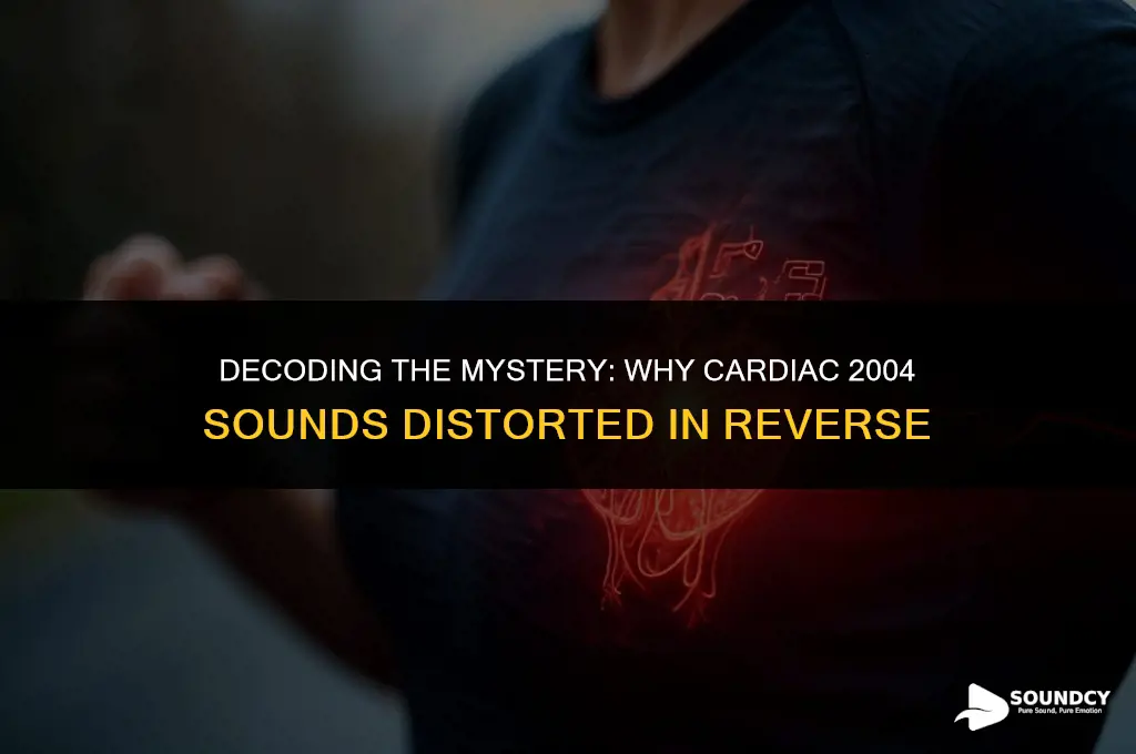 what cause cardiac 2004 has bad sound on reverse