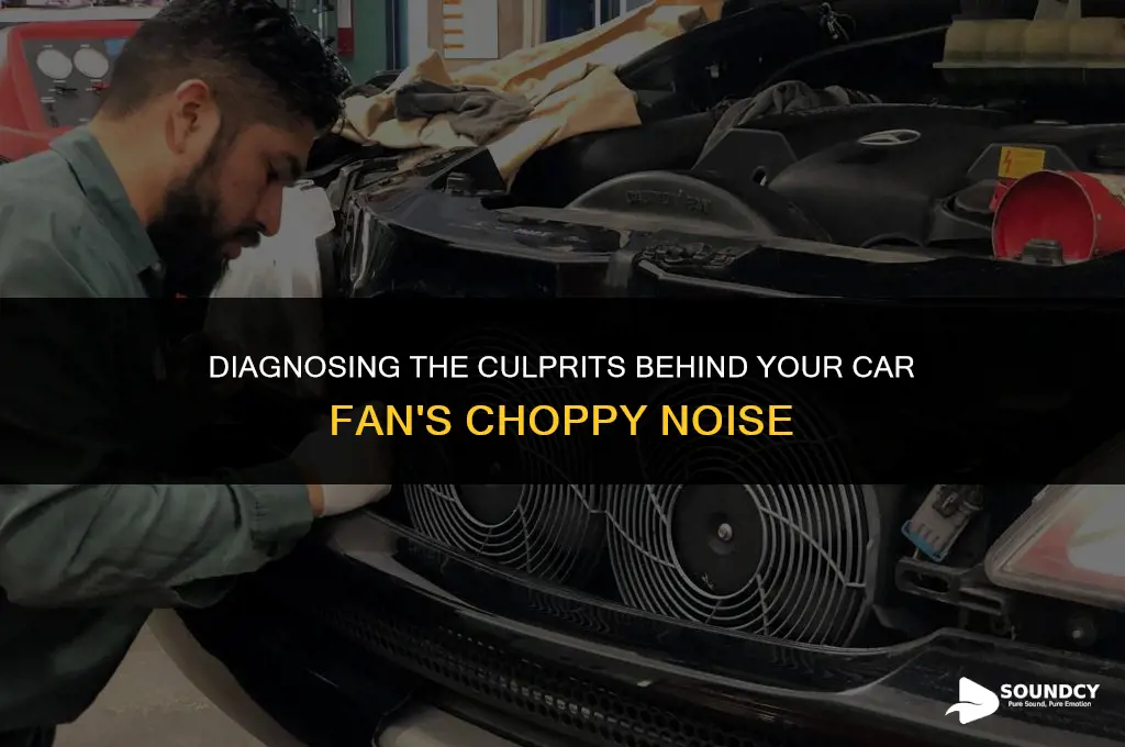 what cause fan in car to have choppy sound
