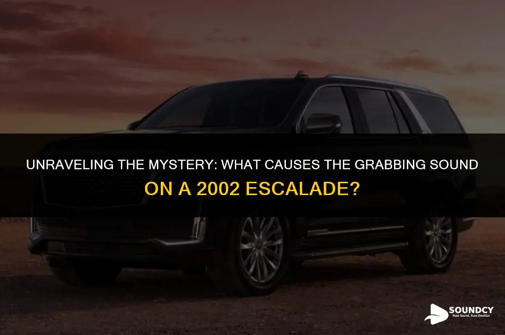 what cause the grabbing sound on a 2002 escalade
