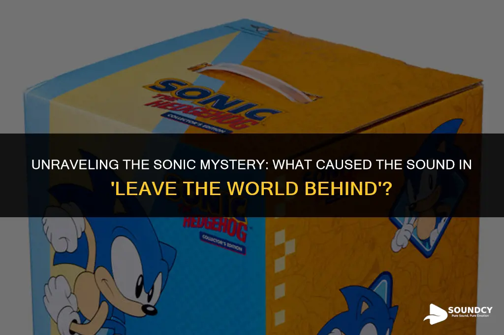 what caused the sound in leave the world behind