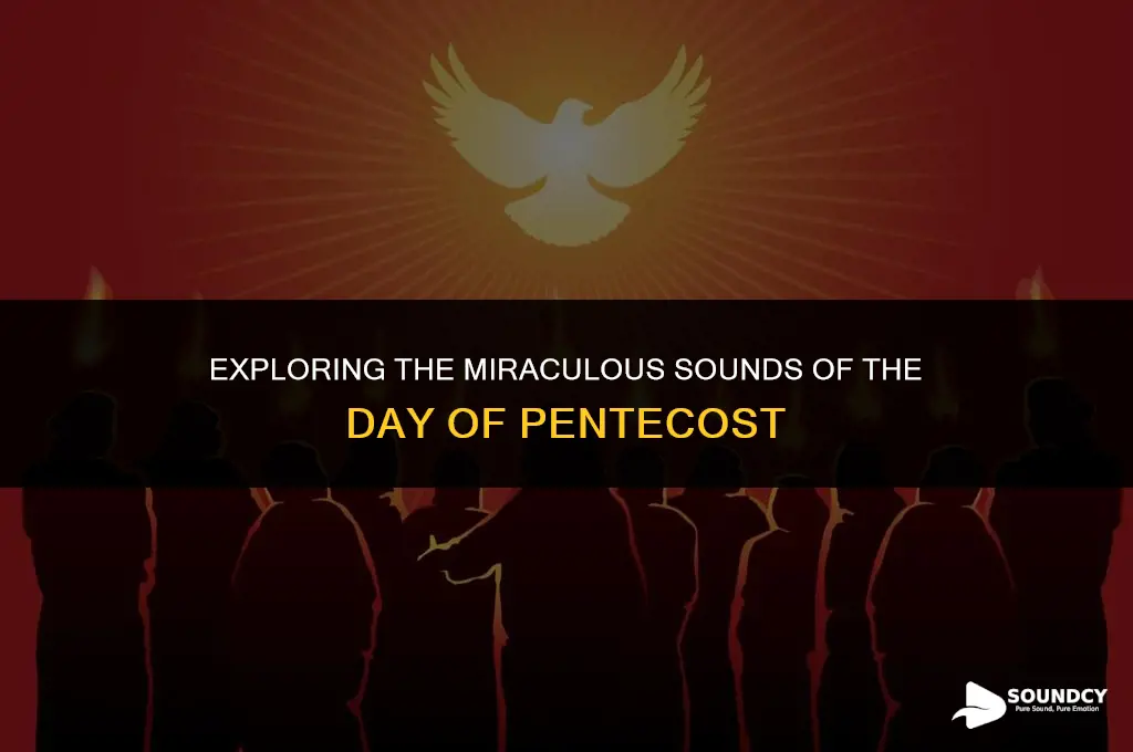 what caused the sound on the day of pentecost