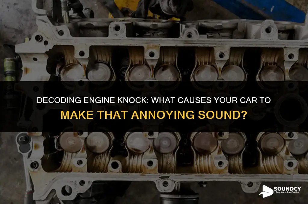 what causes a car to make a knocking sound