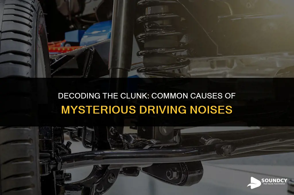what causes a clunk sound when you