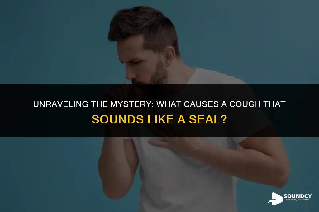 what causes a cough that sounds like a seal