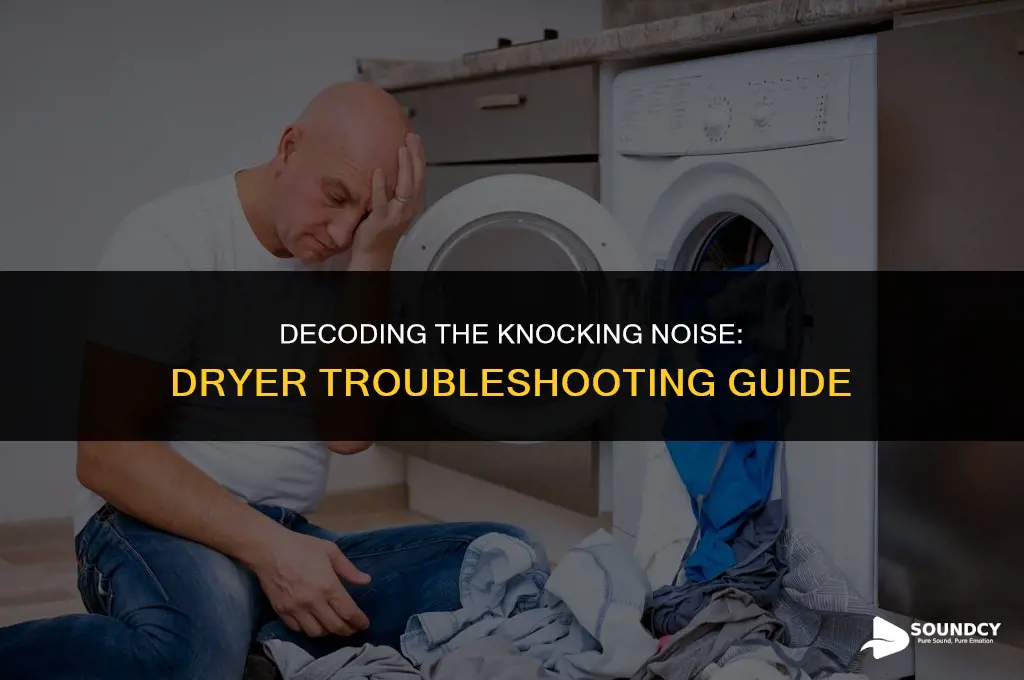 what causes a dryer to make a knocking sound