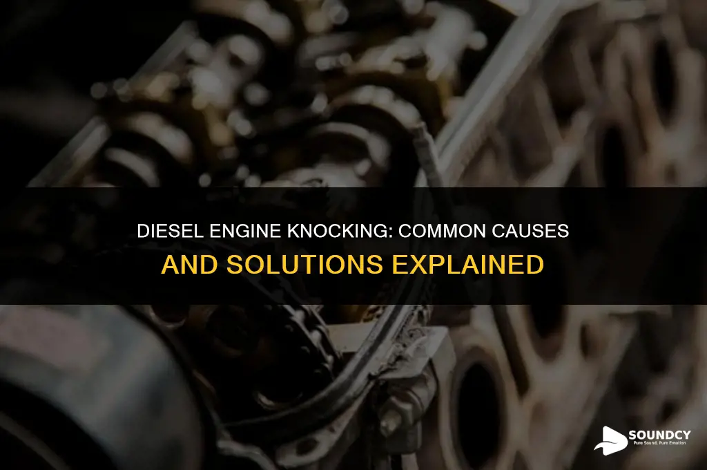 what causes a knocking sound in a diesel engine
