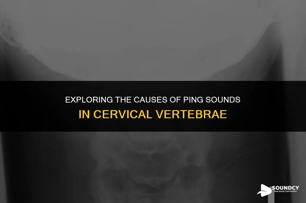 what causes a ping sound in my cervical vertebra
