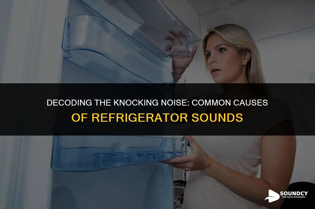 what causes a refrigerator to make a knocking sound